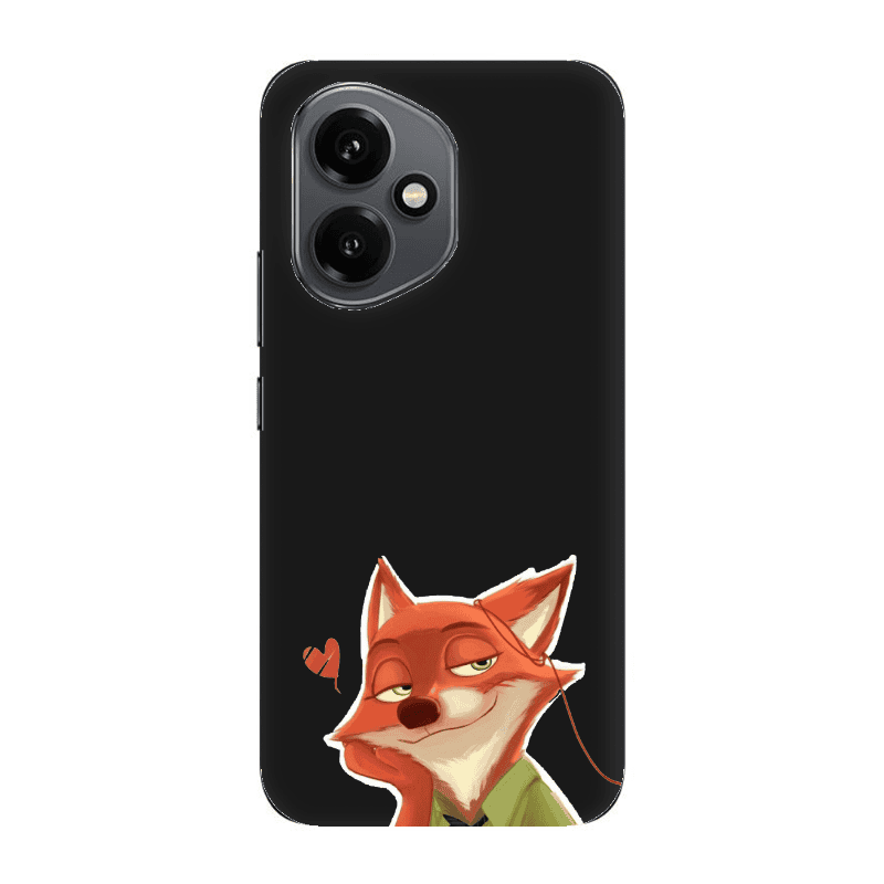 Honor Magic 400 Valentines 15 Black Colored Silicone TPU Θήκη